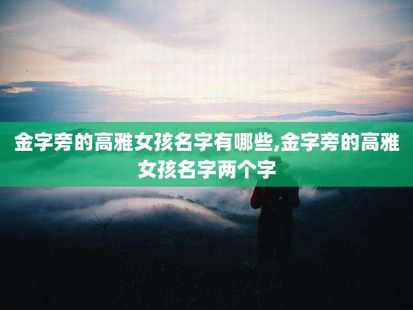 金字旁的高雅女孩名字有哪些,金字旁的高雅女孩名字两个字