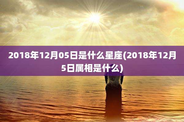 2018年12月05日是什么星座(2018年12月5日属相是什么)