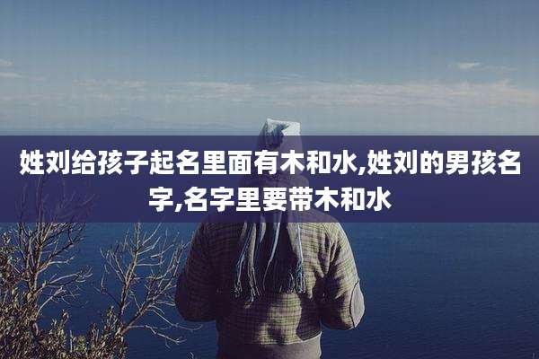 姓刘给孩子起名里面有木和水,姓刘的男孩名字,名字里要带木和水