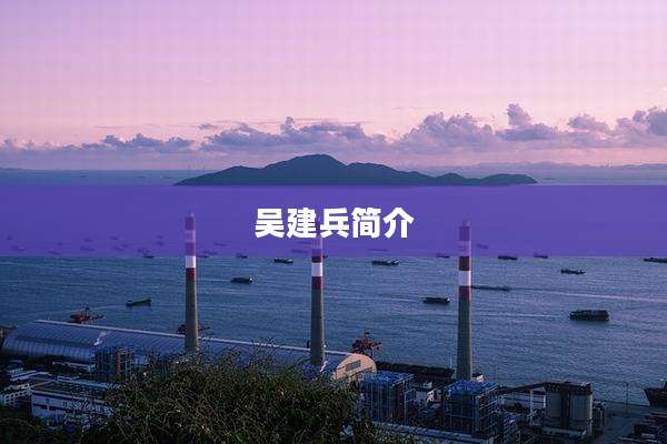 吴建兵简介
