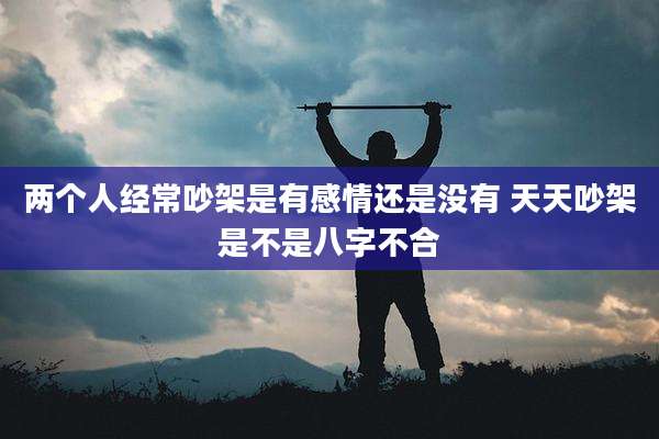 两个人经常吵架是有感情还是没有 天天吵架是不是八字不合