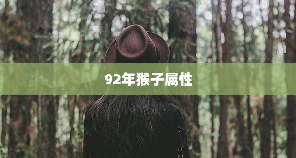 92年猴子属性