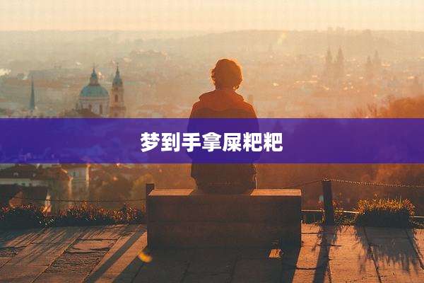 梦到手拿屎粑粑