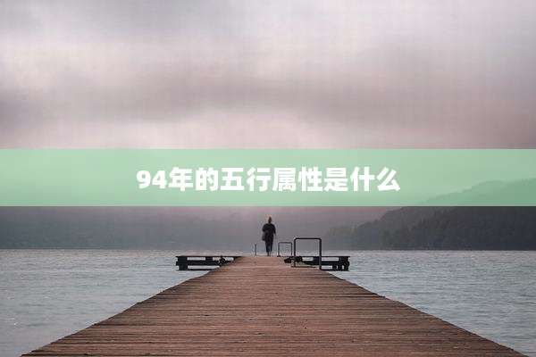 94年的五行属性是什么
