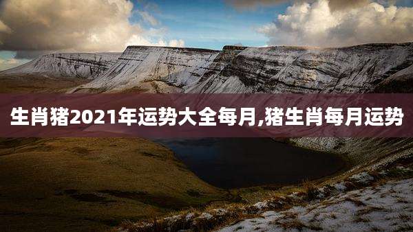 生肖猪2021年运势大全每月,猪生肖每月运势