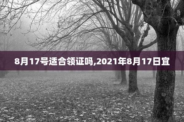 8月17号适合领证吗,2021年8月17日宜