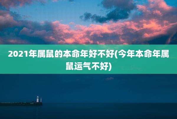 2021年属鼠的本命年好不好(今年本命年属鼠运气不好)