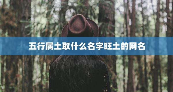 五行属土取什么名字旺土的网名
