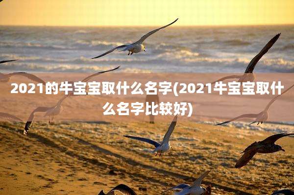 2021的牛宝宝取什么名字(2021牛宝宝取什么名字比较好)