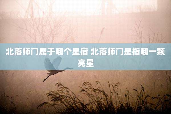 北落师门属于哪个星宿 北落师门是指哪一颗亮星