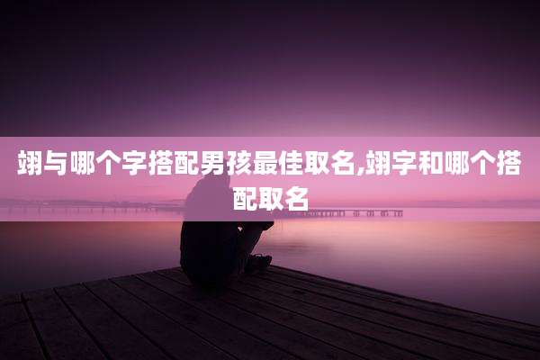 翊与哪个字搭配男孩最佳取名,翊字和哪个搭配取名