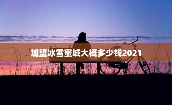 加盟冰雪蜜城大概多少钱2021