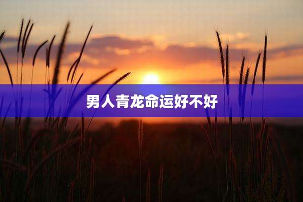 男人青龙命运好不好