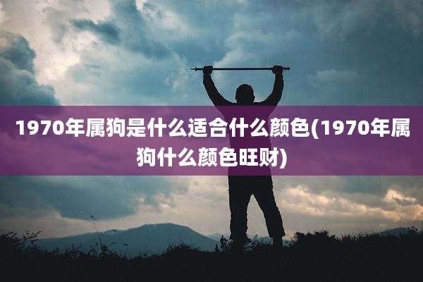 1970年属狗是什么适合什么颜色(1970年属狗什么颜色旺财)