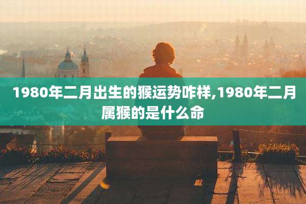 1980年二月出生的猴运势咋样,1980年二月属猴的是什么命