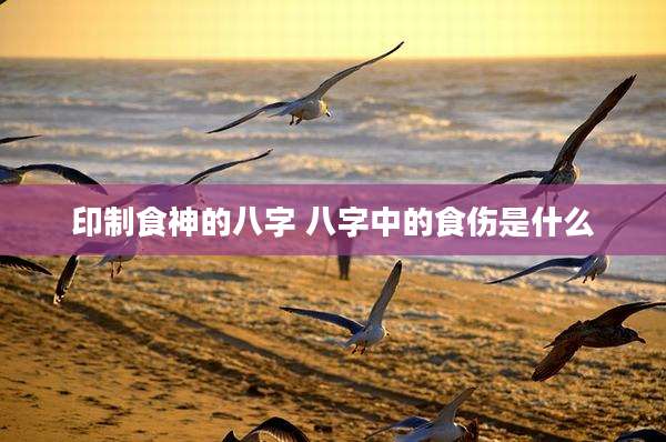 印制食神的八字 八字中的食伤是什么
