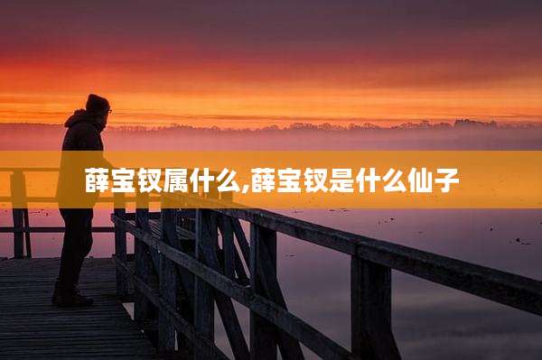 薛宝钗属什么,薛宝钗是什么仙子