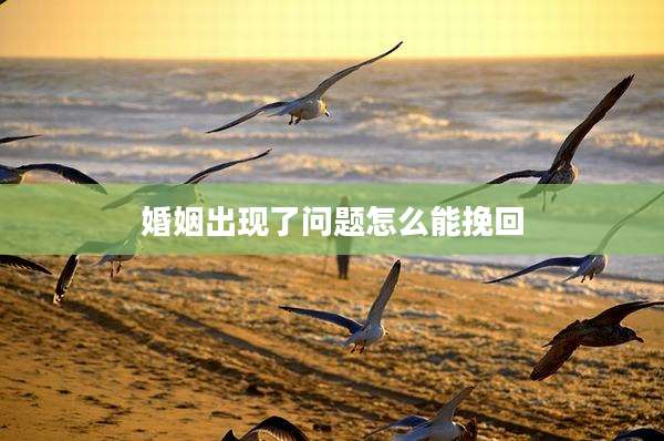 婚姻出现了问题怎么能挽回