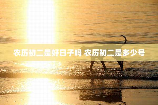 农历初二是好日子吗 农历初二是多少号