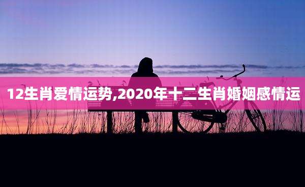 12生肖爱情运势,2020年十二生肖婚姻感情运