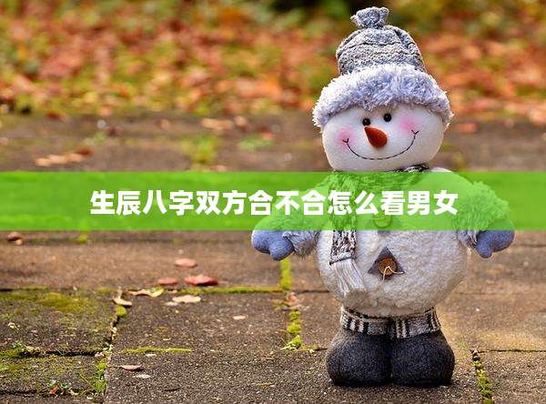 生辰八字双方合不合怎么看男女