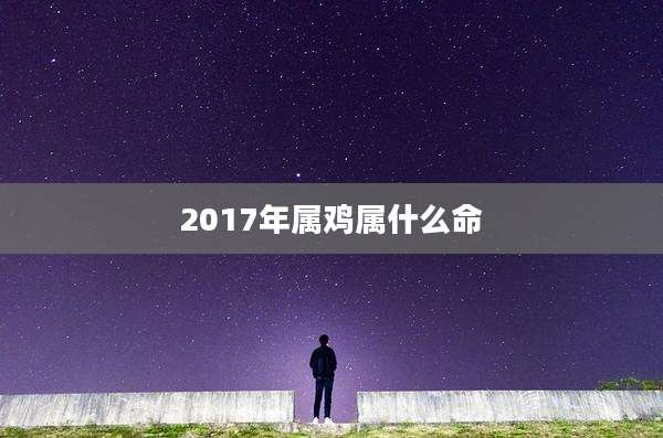 2017年属鸡属什么命