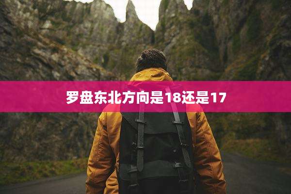 罗盘东北方向是18还是17