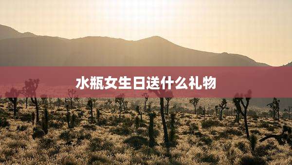 水瓶女生日送什么礼物