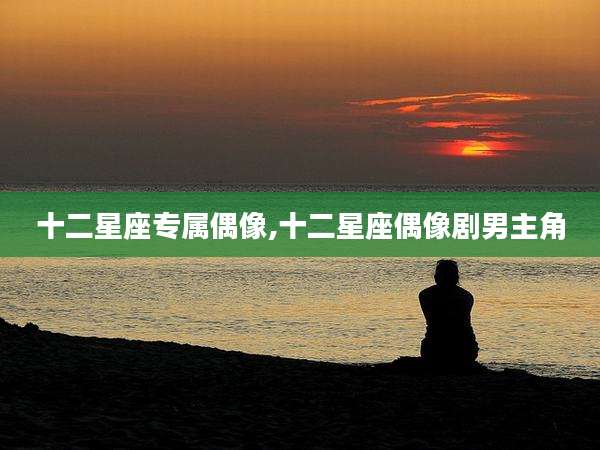 十二星座专属偶像,十二星座偶像剧男主角
