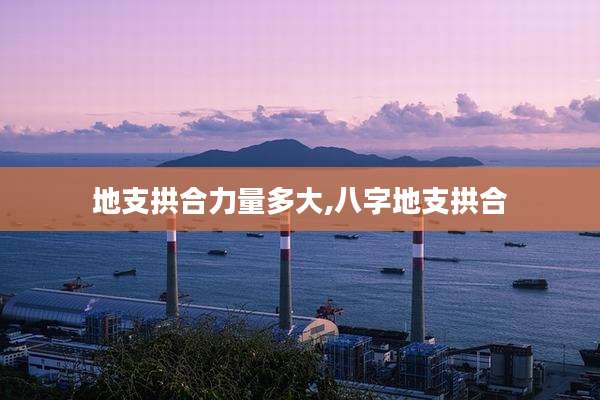 地支拱合力量多大,八字地支拱合