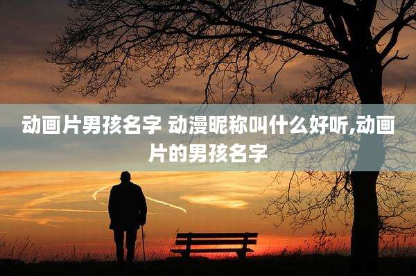 动画片男孩名字 动漫昵称叫什么好听,动画片的男孩名字