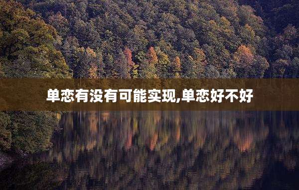 单恋有没有可能实现,单恋好不好