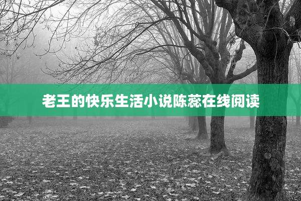老王的快乐生活小说陈蕊在线阅读