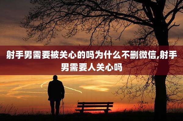 射手男需要被关心的吗为什么不删微信,射手男需要人关心吗