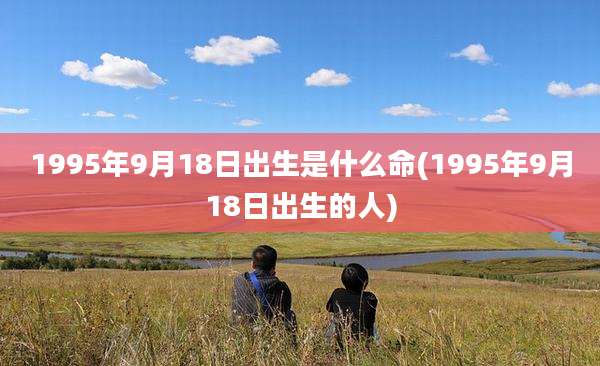 1995年9月18日出生是什么命(1995年9月18日出生的人)