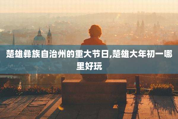 楚雄彝族自治州的重大节日,楚雄大年初一哪里好玩