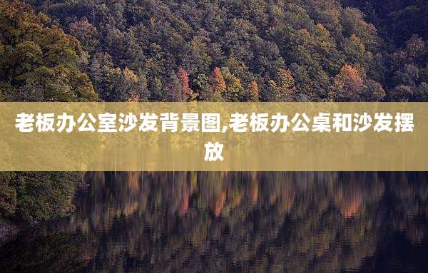 老板办公室沙发背景图,老板办公桌和沙发摆放