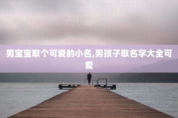 男宝宝取个可爱的小名,男孩子取名字大全可爱