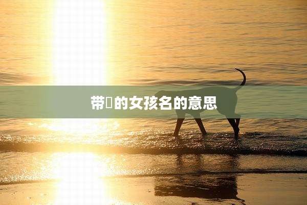 带莙的女孩名的意思