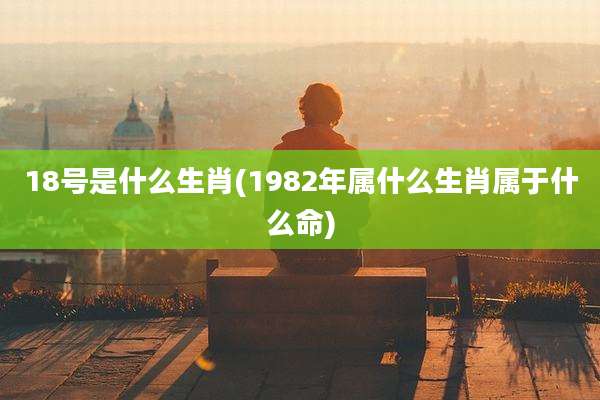 18号是什么生肖(1982年属什么生肖属于什么命)