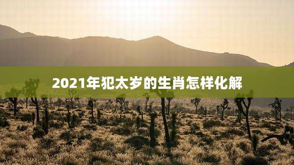 2021年犯太岁的生肖怎样化解