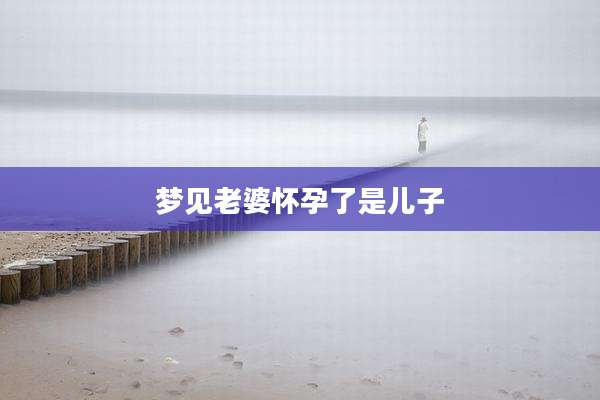 梦见老婆怀孕了是儿子