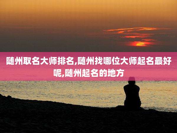 随州取名大师排名,随州找哪位大师起名最好呢,随州起名的地方