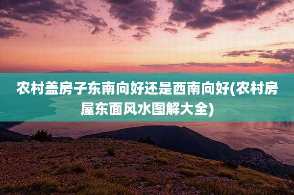 农村盖房子东南向好还是西南向好(农村房屋东面风水图解大全)