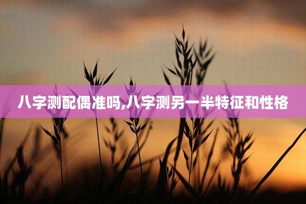 八字测配偶准吗,八字测另一半特征和性格