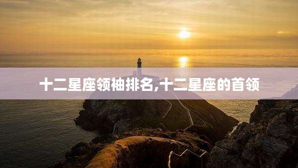 十二星座领袖排名,十二星座的首领