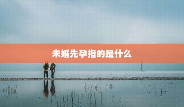 未婚先孕指的是什么