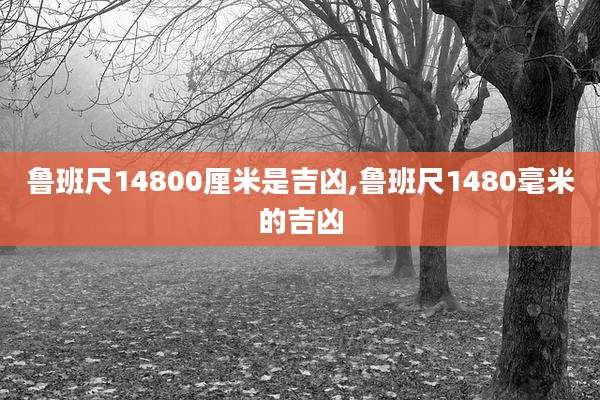 鲁班尺14800厘米是吉凶,鲁班尺1480毫米的吉凶