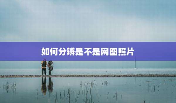 如何分辨是不是网图照片
