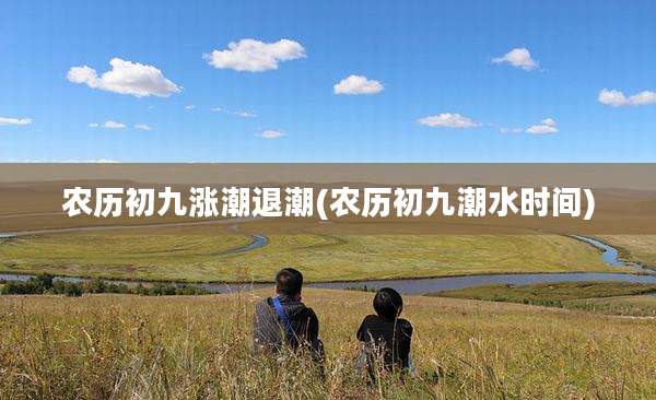 农历初九涨潮退潮(农历初九潮水时间)